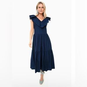 Pomander Place Midi length. Tiered A-line skirt.